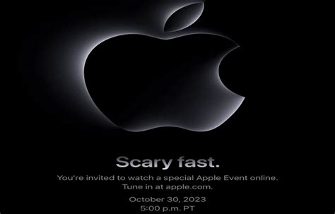 Apple announces ‘scary fast’ October event